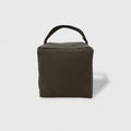 Simple blok doorstop in charcoal