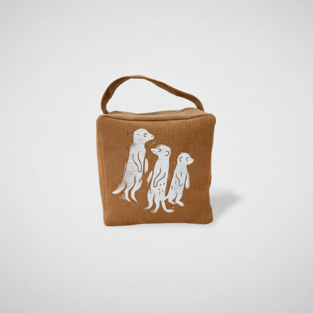 The Moko mob of meerkats doorstop in Ochre